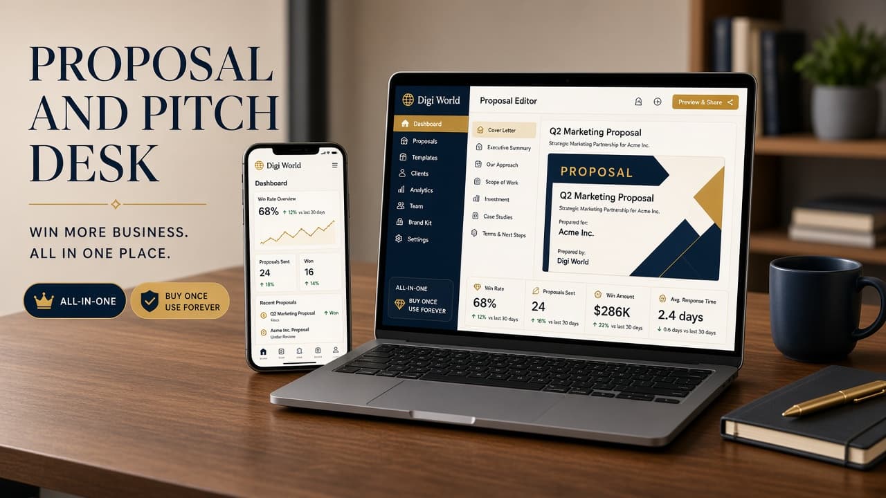 Escritorio de propuestas y pitch
