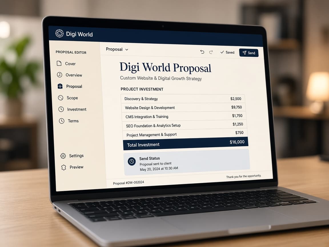 Escritorio de propuestas y pitch